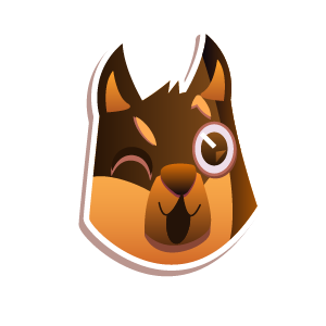 Duddy Dog Excited Sticker messages sticker-6