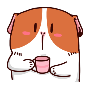 Lovely Cavy Animated Stickers messages sticker-4
