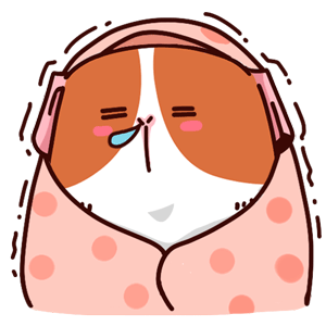 Lovely Cavy Animated Stickers messages sticker-7