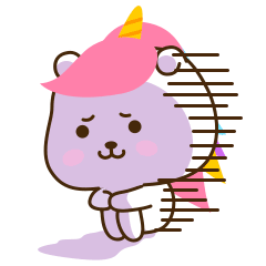 Pink Sticker-Cute rabbit baby messages sticker-7