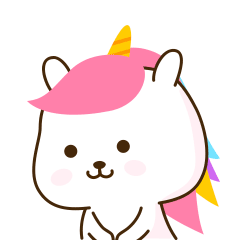 Pink Sticker-Cute rabbit baby messages sticker-1
