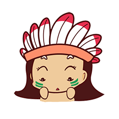Indian Girl Animated Stickers messages sticker-1
