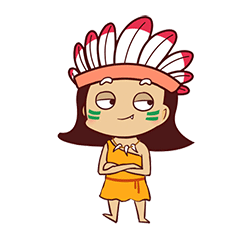 Indian Girl Animated Stickers messages sticker-4