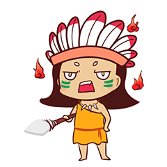 Indian Girl Animated Stickers messages sticker-2
