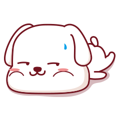 Lovely Puppy Animated Stickers messages sticker-7