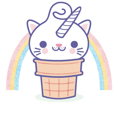 Kitty Cones Animated Stickers messages sticker-7