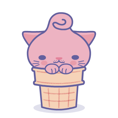 Kitty Cones Animated Stickers messages sticker-4