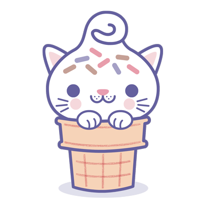 Kitty Cones Animated Stickers messages sticker-11