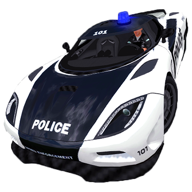 Police Simulator Cop Car Duty messages sticker-0