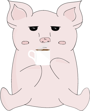 Cheeky Piggy messages sticker-1