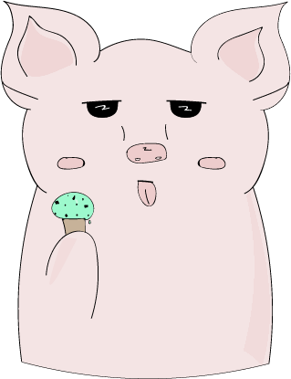 Cheeky Piggy messages sticker-7
