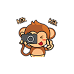 Cute Baby Monkey Stickers messages sticker-3