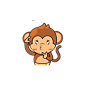 Cute Baby Monkey Stickers messages sticker-2