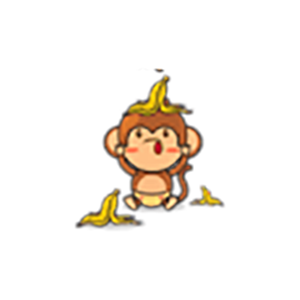 Cute Baby Monkey Stickers messages sticker-6