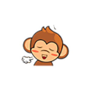 Cute Baby Monkey Stickers messages sticker-8