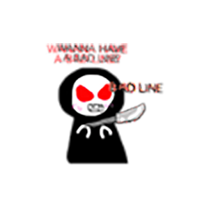 Cute Death Stickers messages sticker-3