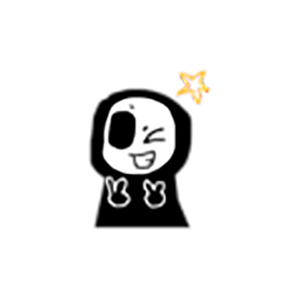 Cute Death Stickers messages sticker-2