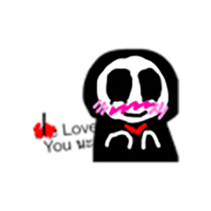 Cute Death Stickers messages sticker-11