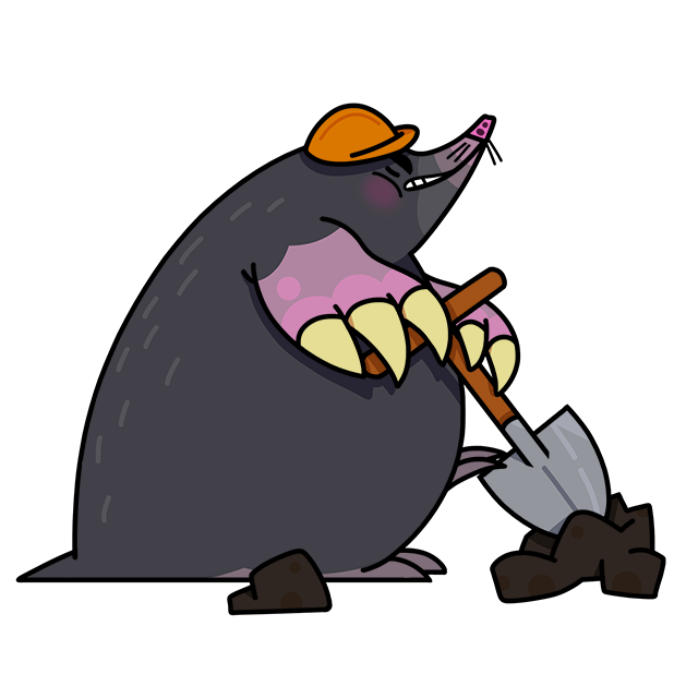 Gentle Mole messages sticker-4
