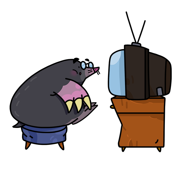 Gentle Mole messages sticker-3