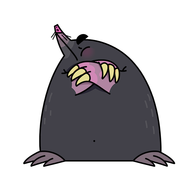 Gentle Mole messages sticker-10