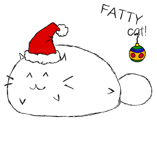 Fatty Cat! - Study Companion messages sticker-3