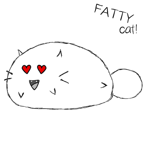 Fatty Cat! - Study Companion messages sticker-4