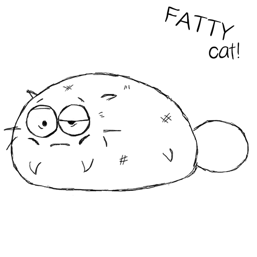 Fatty Cat! - Study Companion messages sticker-8