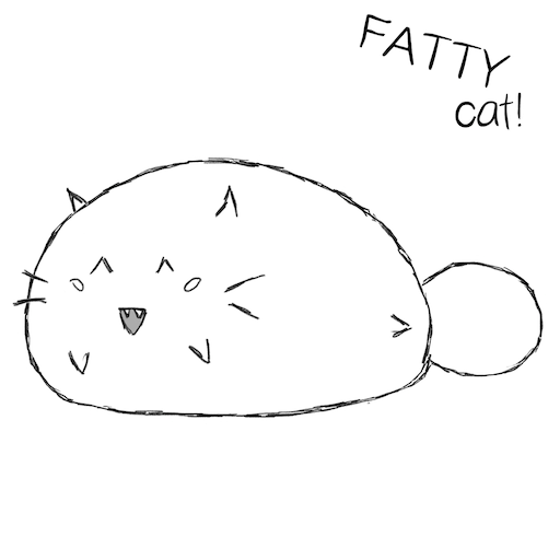 Fatty Cat! - Study Companion messages sticker-2
