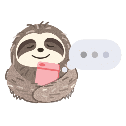 It's a Sloth Life Stickers messages sticker-10