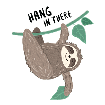 It's a Sloth Life Stickers messages sticker-8