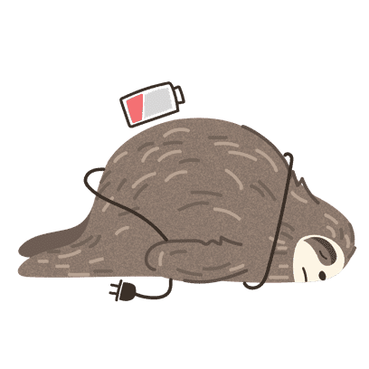 It's a Sloth Life Stickers messages sticker-1