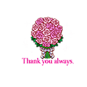 Flower Thank Stickers messages sticker-7