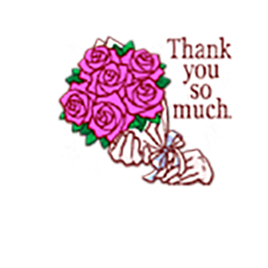 Flower Thank Stickers messages sticker-3