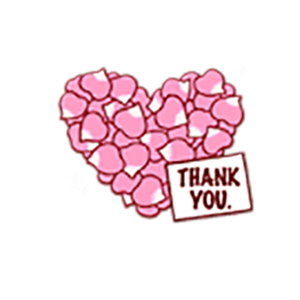 Flower Thank Stickers messages sticker-6