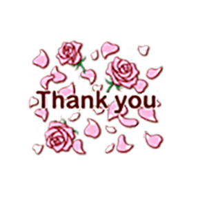 Flower Thank Stickers messages sticker-4