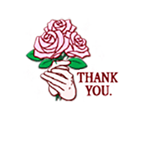 Flower Thank Stickers messages sticker-1