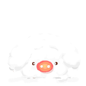Kidly Rabbit Gif Stickers messages sticker-4