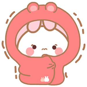 Kidly Rabbit Gif Stickers messages sticker-0
