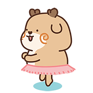 Deer And Bear Gif Stickers messages sticker-3