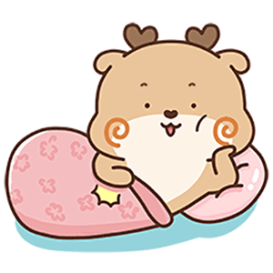 Deer And Bear Gif Stickers messages sticker-2