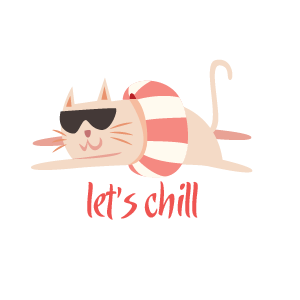 Cat Relaxing Sticker messages sticker-6