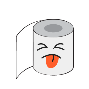 Toilet Paper Feeling Sticker messages sticker-7