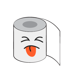 Toilet Paper Feeling Sticker messages sticker-2