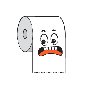 Toilet Paper Feeling Sticker messages sticker-6
