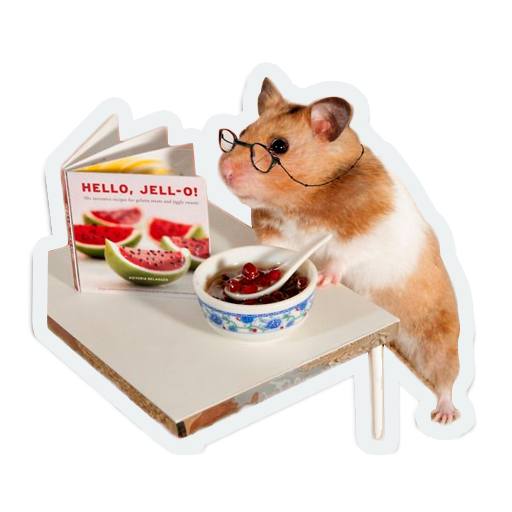 cute furry animal friends messages sticker-3