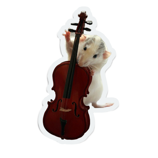 cute furry animal friends messages sticker-5