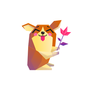 Dog Single Feeling Sticker messages sticker-5