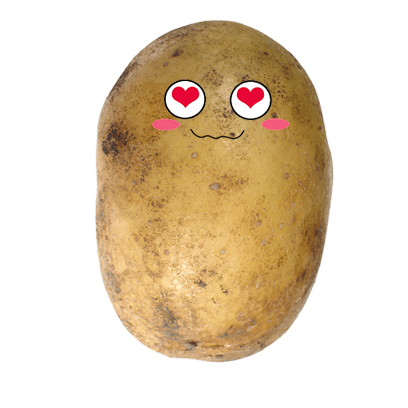 Po-Face!: Kawaii Potato Emoji messages sticker-8