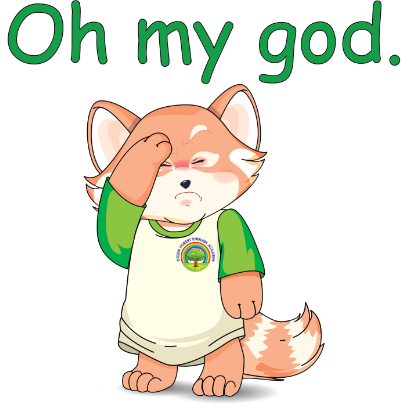 Lester the Lesser Panda messages sticker-4